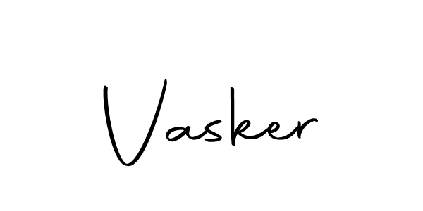 Use a signature maker to create a handwritten signature online. With this signature software, you can design (Autography-DOLnW) your own signature for name Vasker. Vasker signature style 10 images and pictures png