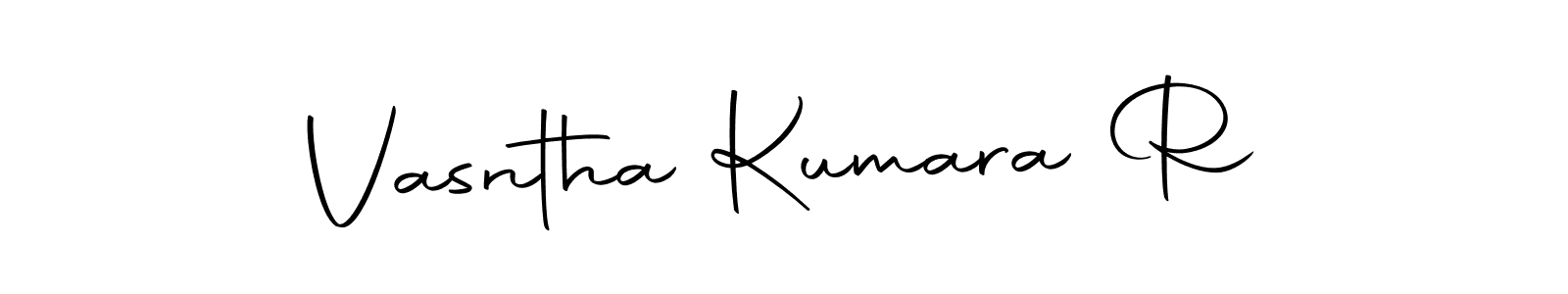 Make a beautiful signature design for name Vasntha Kumara R. Use this online signature maker to create a handwritten signature for free. Vasntha Kumara R signature style 10 images and pictures png