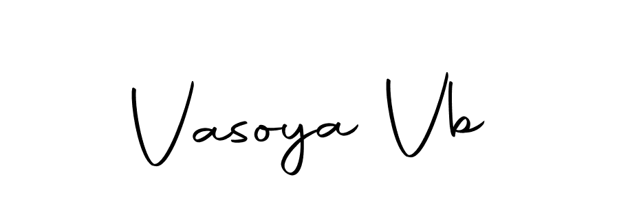 Use a signature maker to create a handwritten signature online. With this signature software, you can design (Autography-DOLnW) your own signature for name Vasoya Vb. Vasoya Vb signature style 10 images and pictures png