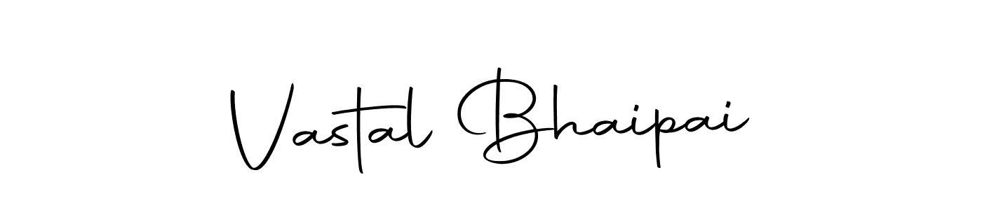 The best way (Autography-DOLnW) to make a short signature is to pick only two or three words in your name. The name Vastal Bhaipai include a total of six letters. For converting this name. Vastal Bhaipai signature style 10 images and pictures png