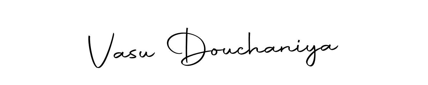 Use a signature maker to create a handwritten signature online. With this signature software, you can design (Autography-DOLnW) your own signature for name Vasu Douchaniya. Vasu Douchaniya signature style 10 images and pictures png