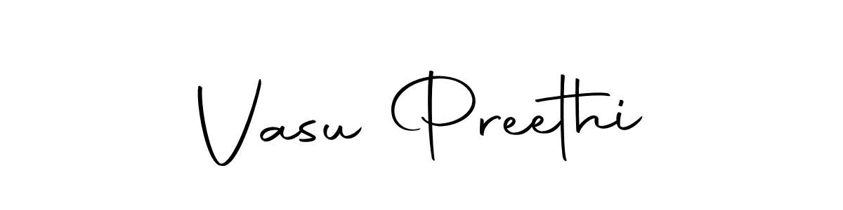 Make a beautiful signature design for name Vasu Preethi. With this signature (Autography-DOLnW) style, you can create a handwritten signature for free. Vasu Preethi signature style 10 images and pictures png