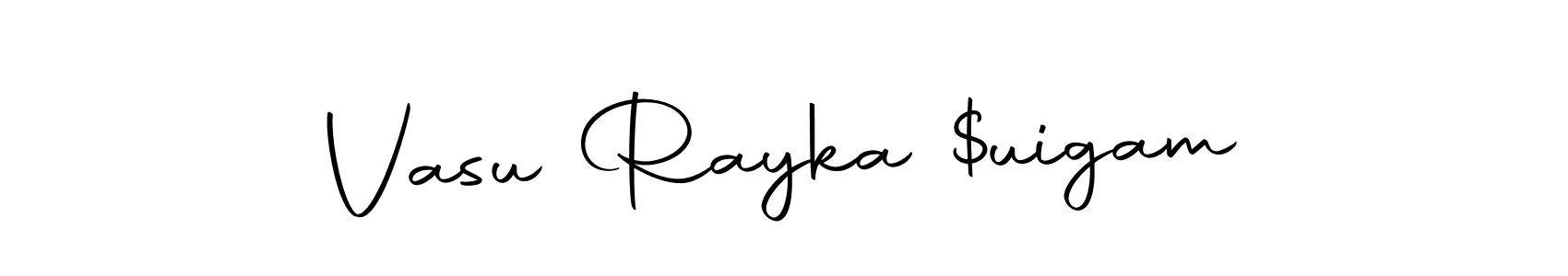 Here are the top 10 professional signature styles for the name Vasu Rayka $uigam. These are the best autograph styles you can use for your name. Vasu Rayka $uigam signature style 10 images and pictures png