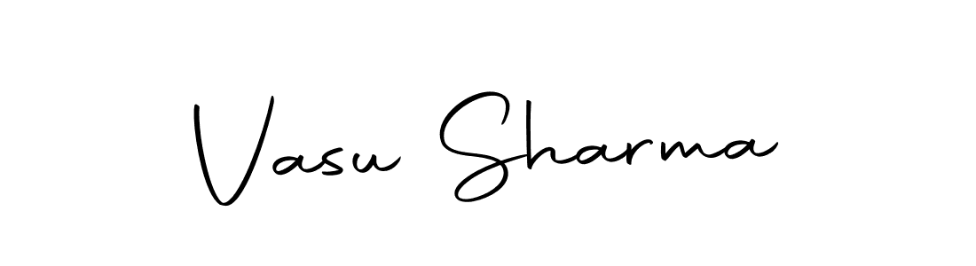 Vasu Sharma stylish signature style. Best Handwritten Sign (Autography-DOLnW) for my name. Handwritten Signature Collection Ideas for my name Vasu Sharma. Vasu Sharma signature style 10 images and pictures png