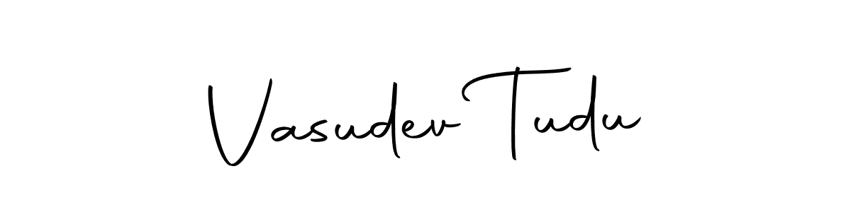 Make a beautiful signature design for name Vasudev Tudu. With this signature (Autography-DOLnW) style, you can create a handwritten signature for free. Vasudev Tudu signature style 10 images and pictures png