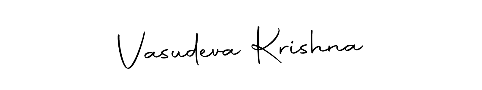 How to make Vasudeva Krishna name signature. Use Autography-DOLnW style for creating short signs online. This is the latest handwritten sign. Vasudeva Krishna signature style 10 images and pictures png