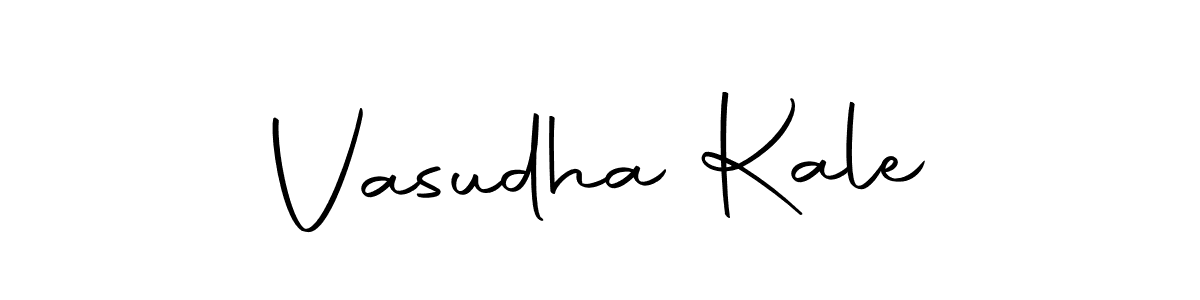 Make a short Vasudha Kale signature style. Manage your documents anywhere anytime using Autography-DOLnW. Create and add eSignatures, submit forms, share and send files easily. Vasudha Kale signature style 10 images and pictures png