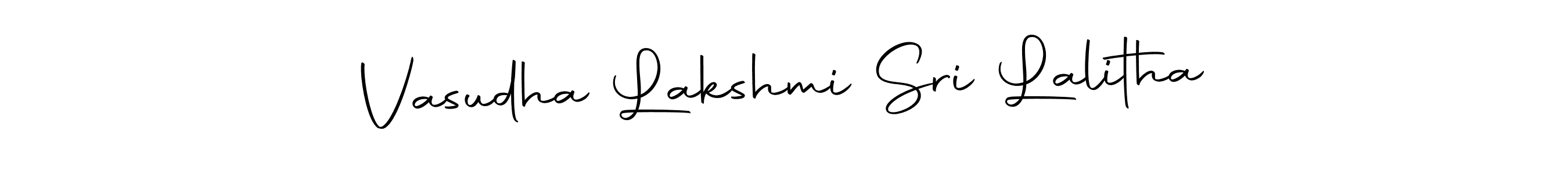 It looks lik you need a new signature style for name Vasudha Lakshmi Sri Lalitha. Design unique handwritten (Autography-DOLnW) signature with our free signature maker in just a few clicks. Vasudha Lakshmi Sri Lalitha signature style 10 images and pictures png