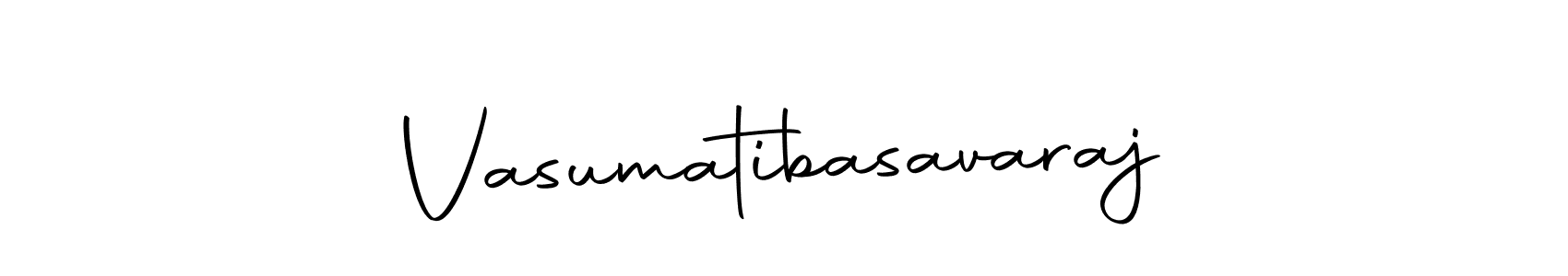 Create a beautiful signature design for name Vasumatibasavaraj. With this signature (Autography-DOLnW) fonts, you can make a handwritten signature for free. Vasumatibasavaraj signature style 10 images and pictures png