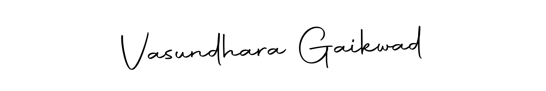 Use a signature maker to create a handwritten signature online. With this signature software, you can design (Autography-DOLnW) your own signature for name Vasundhara Gaikwad. Vasundhara Gaikwad signature style 10 images and pictures png