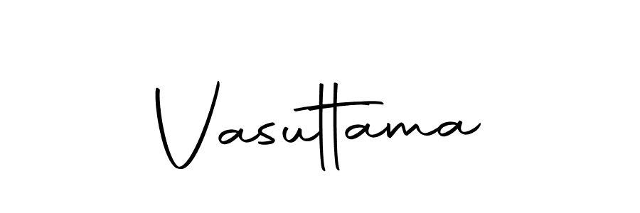 Create a beautiful signature design for name Vasuttama. With this signature (Autography-DOLnW) fonts, you can make a handwritten signature for free. Vasuttama signature style 10 images and pictures png