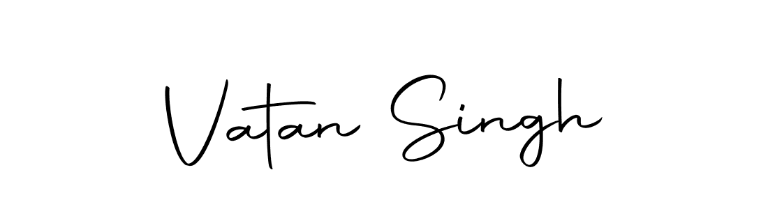 Create a beautiful signature design for name Vatan Singh. With this signature (Autography-DOLnW) fonts, you can make a handwritten signature for free. Vatan Singh signature style 10 images and pictures png