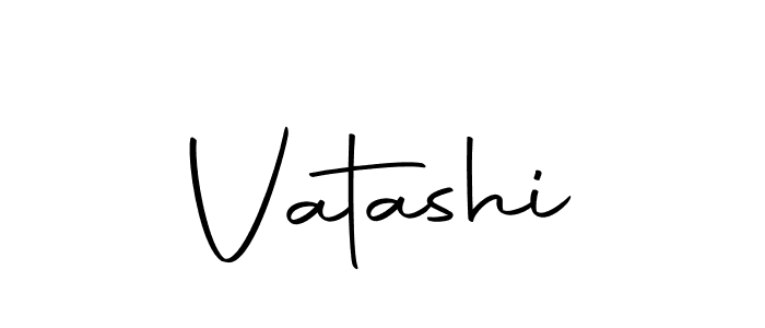 Make a beautiful signature design for name Vatashi. Use this online signature maker to create a handwritten signature for free. Vatashi signature style 10 images and pictures png