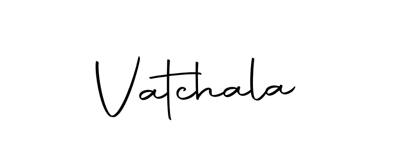 Use a signature maker to create a handwritten signature online. With this signature software, you can design (Autography-DOLnW) your own signature for name Vatchala. Vatchala signature style 10 images and pictures png