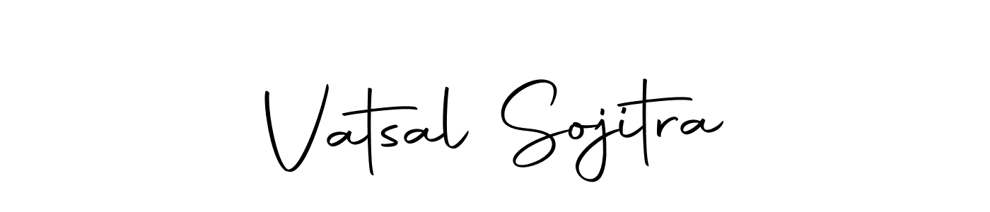 Create a beautiful signature design for name Vatsal Sojitra. With this signature (Autography-DOLnW) fonts, you can make a handwritten signature for free. Vatsal Sojitra signature style 10 images and pictures png