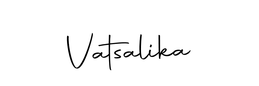 Make a short Vatsalika signature style. Manage your documents anywhere anytime using Autography-DOLnW. Create and add eSignatures, submit forms, share and send files easily. Vatsalika signature style 10 images and pictures png