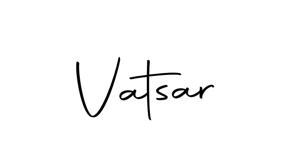 Vatsar stylish signature style. Best Handwritten Sign (Autography-DOLnW) for my name. Handwritten Signature Collection Ideas for my name Vatsar. Vatsar signature style 10 images and pictures png