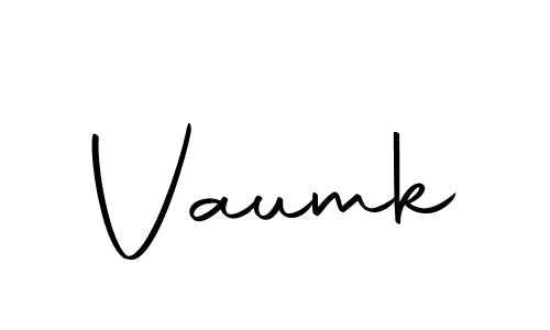 Make a beautiful signature design for name Vaumk. Use this online signature maker to create a handwritten signature for free. Vaumk signature style 10 images and pictures png