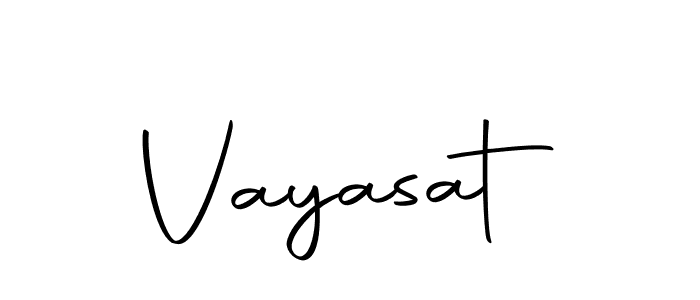 Make a beautiful signature design for name Vayasat. With this signature (Autography-DOLnW) style, you can create a handwritten signature for free. Vayasat signature style 10 images and pictures png