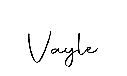 Vayle stylish signature style. Best Handwritten Sign (Autography-DOLnW) for my name. Handwritten Signature Collection Ideas for my name Vayle. Vayle signature style 10 images and pictures png