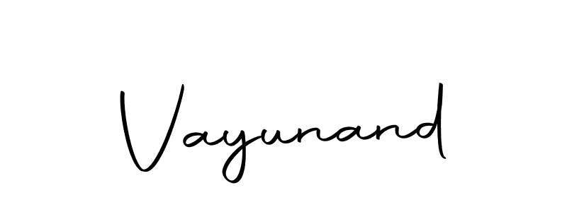 Vayunand stylish signature style. Best Handwritten Sign (Autography-DOLnW) for my name. Handwritten Signature Collection Ideas for my name Vayunand. Vayunand signature style 10 images and pictures png