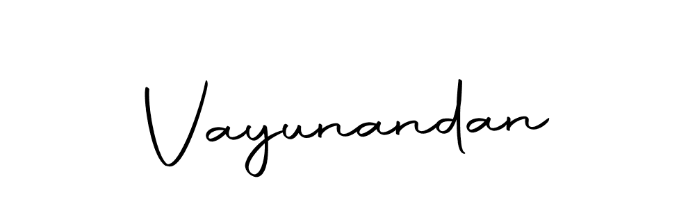 Make a short Vayunandan signature style. Manage your documents anywhere anytime using Autography-DOLnW. Create and add eSignatures, submit forms, share and send files easily. Vayunandan signature style 10 images and pictures png