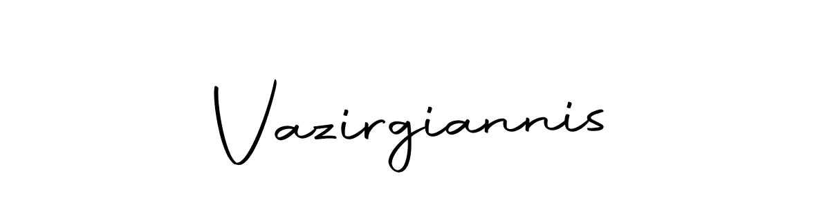 Use a signature maker to create a handwritten signature online. With this signature software, you can design (Autography-DOLnW) your own signature for name Vazirgiannis. Vazirgiannis signature style 10 images and pictures png