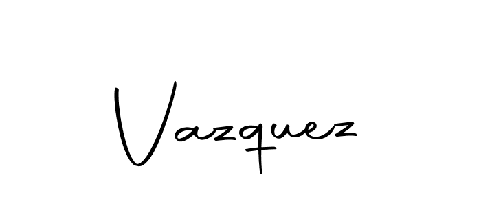 How to make Vazquez name signature. Use Autography-DOLnW style for creating short signs online. This is the latest handwritten sign. Vazquez signature style 10 images and pictures png