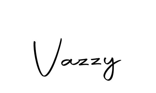 Design your own signature with our free online signature maker. With this signature software, you can create a handwritten (Autography-DOLnW) signature for name Vazzy. Vazzy signature style 10 images and pictures png