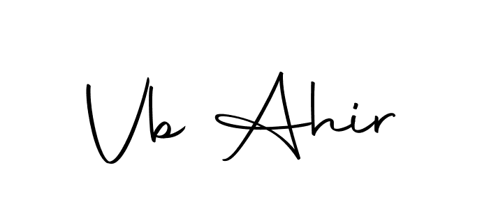 How to Draw Vb Ahir signature style? Autography-DOLnW is a latest design signature styles for name Vb Ahir. Vb Ahir signature style 10 images and pictures png