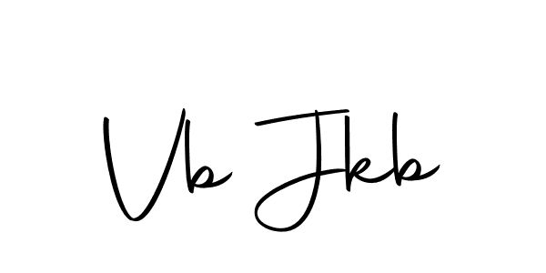 Design your own signature with our free online signature maker. With this signature software, you can create a handwritten (Autography-DOLnW) signature for name Vb Jkb. Vb Jkb signature style 10 images and pictures png