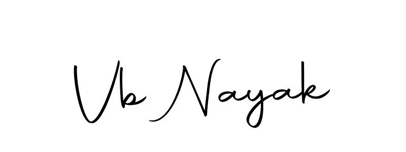 How to make Vb Nayak signature? Autography-DOLnW is a professional autograph style. Create handwritten signature for Vb Nayak name. Vb Nayak signature style 10 images and pictures png