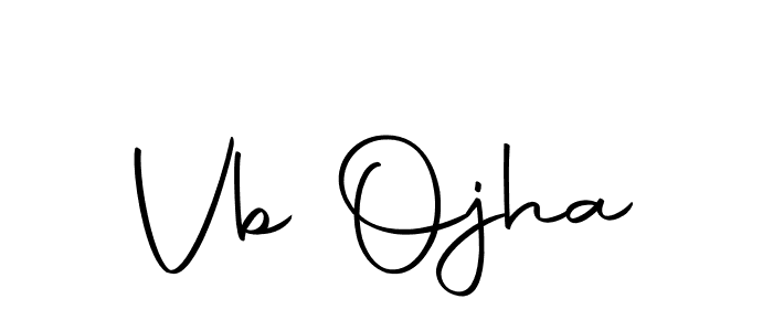 Design your own signature with our free online signature maker. With this signature software, you can create a handwritten (Autography-DOLnW) signature for name Vb Ojha. Vb Ojha signature style 10 images and pictures png