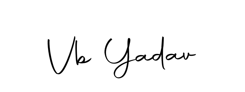 Here are the top 10 professional signature styles for the name Vb Yadav. These are the best autograph styles you can use for your name. Vb Yadav signature style 10 images and pictures png