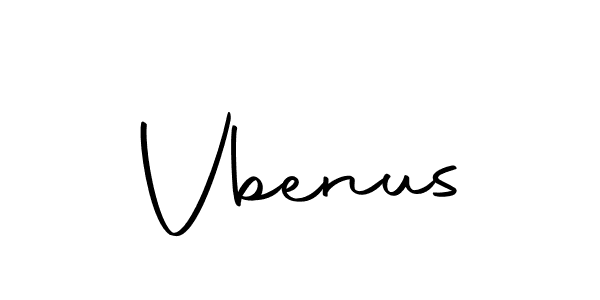 Create a beautiful signature design for name Vbenus. With this signature (Autography-DOLnW) fonts, you can make a handwritten signature for free. Vbenus signature style 10 images and pictures png