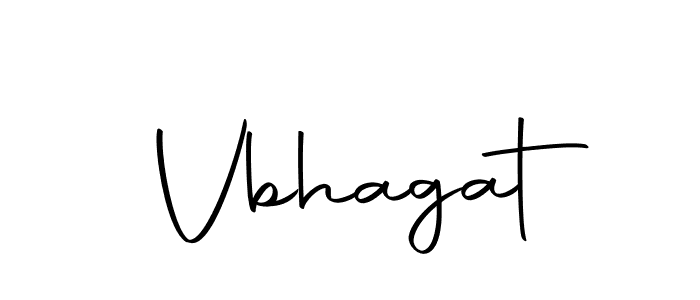 Design your own signature with our free online signature maker. With this signature software, you can create a handwritten (Autography-DOLnW) signature for name Vbhagat. Vbhagat signature style 10 images and pictures png