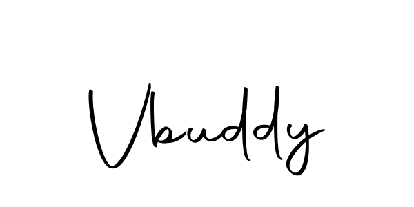 Make a beautiful signature design for name Vbuddy. With this signature (Autography-DOLnW) style, you can create a handwritten signature for free. Vbuddy signature style 10 images and pictures png