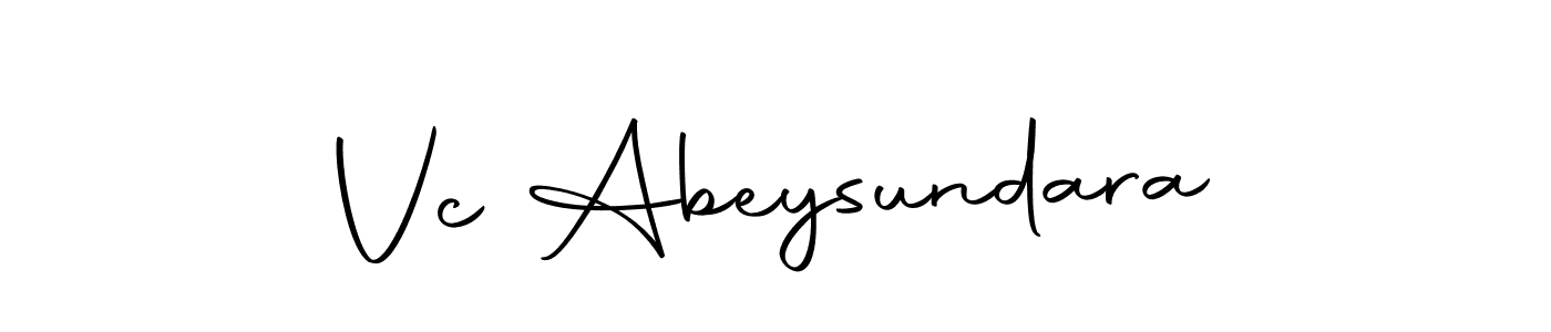 You can use this online signature creator to create a handwritten signature for the name Vc Abeysundara. This is the best online autograph maker. Vc Abeysundara signature style 10 images and pictures png