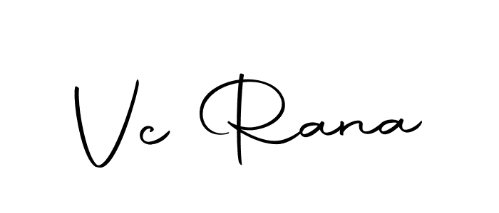 Use a signature maker to create a handwritten signature online. With this signature software, you can design (Autography-DOLnW) your own signature for name Vc Rana. Vc Rana signature style 10 images and pictures png