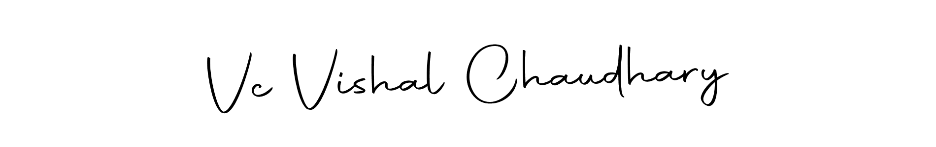 Vc Vishal Chaudhary stylish signature style. Best Handwritten Sign (Autography-DOLnW) for my name. Handwritten Signature Collection Ideas for my name Vc Vishal Chaudhary. Vc Vishal Chaudhary signature style 10 images and pictures png