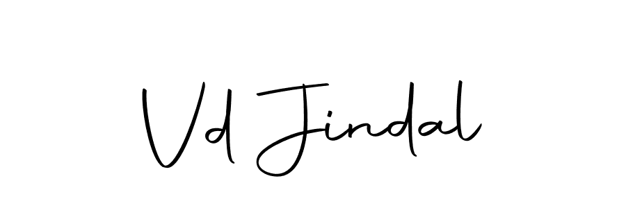 Make a beautiful signature design for name Vd Jindal. Use this online signature maker to create a handwritten signature for free. Vd Jindal signature style 10 images and pictures png