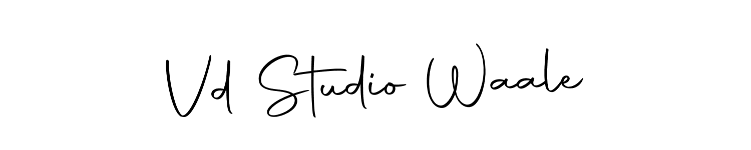 How to make Vd Studio Waale signature? Autography-DOLnW is a professional autograph style. Create handwritten signature for Vd Studio Waale name. Vd Studio Waale signature style 10 images and pictures png