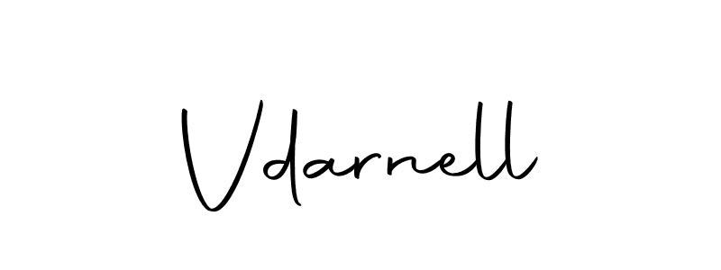 Make a beautiful signature design for name Vdarnell. With this signature (Autography-DOLnW) style, you can create a handwritten signature for free. Vdarnell signature style 10 images and pictures png