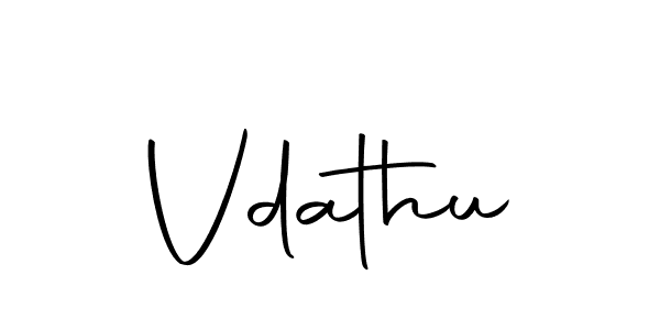 Make a beautiful signature design for name Vdathu. Use this online signature maker to create a handwritten signature for free. Vdathu signature style 10 images and pictures png