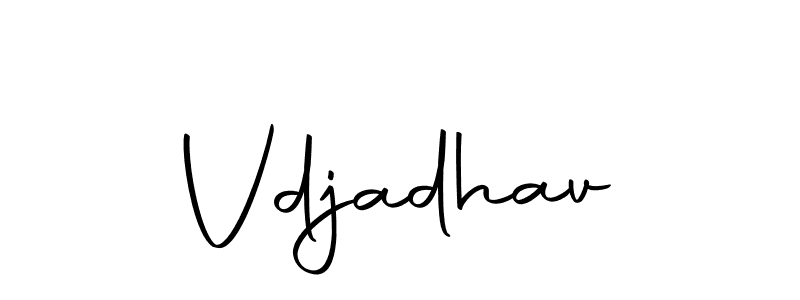 Here are the top 10 professional signature styles for the name Vdjadhav. These are the best autograph styles you can use for your name. Vdjadhav signature style 10 images and pictures png