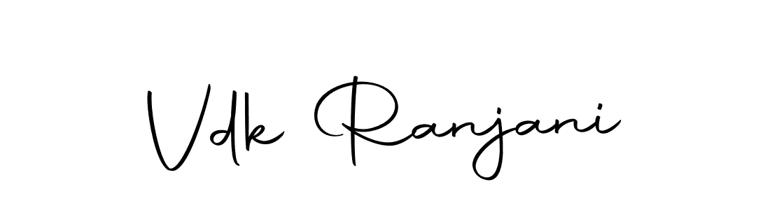 Design your own signature with our free online signature maker. With this signature software, you can create a handwritten (Autography-DOLnW) signature for name Vdk Ranjani. Vdk Ranjani signature style 10 images and pictures png