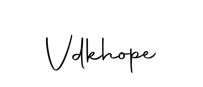 It looks lik you need a new signature style for name Vdkhope. Design unique handwritten (Autography-DOLnW) signature with our free signature maker in just a few clicks. Vdkhope signature style 10 images and pictures png