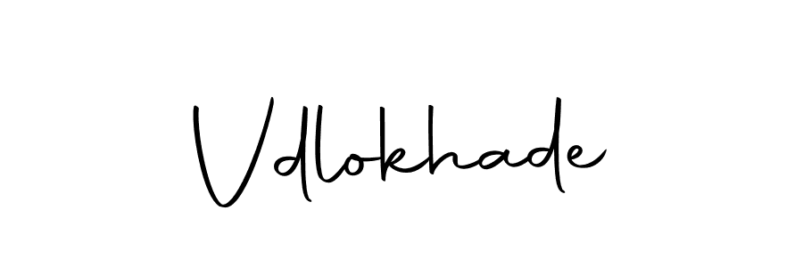 Also we have Vdlokhade name is the best signature style. Create professional handwritten signature collection using Autography-DOLnW autograph style. Vdlokhade signature style 10 images and pictures png