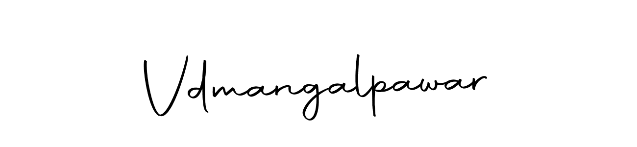 Use a signature maker to create a handwritten signature online. With this signature software, you can design (Autography-DOLnW) your own signature for name Vdmangalpawar. Vdmangalpawar signature style 10 images and pictures png