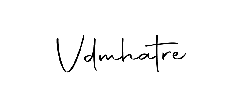 Make a beautiful signature design for name Vdmhatre. With this signature (Autography-DOLnW) style, you can create a handwritten signature for free. Vdmhatre signature style 10 images and pictures png